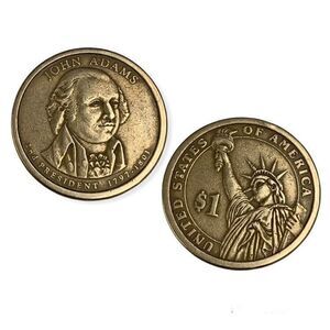 2007 1 dollar JOHN ADAMS coin